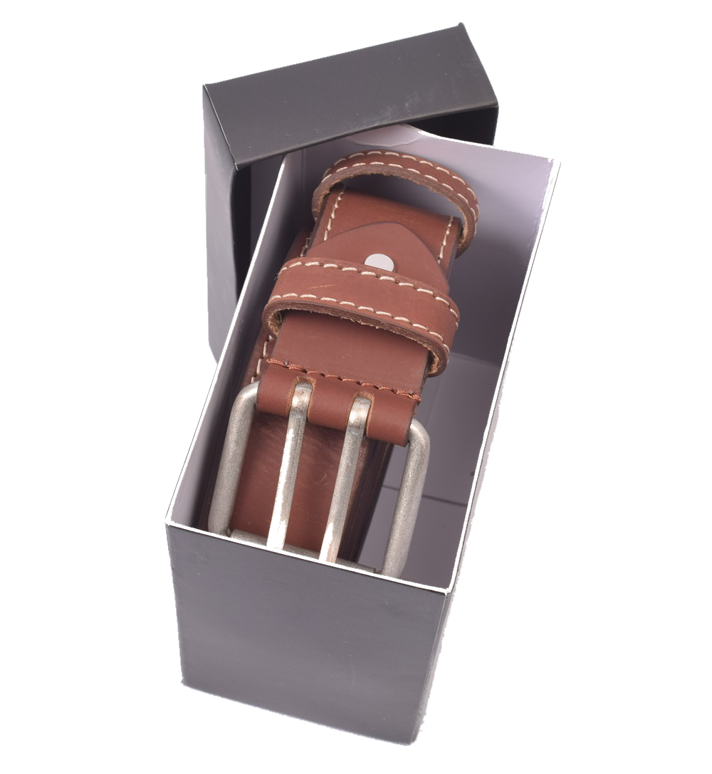 Menzo 3040 Profikellnergürtel (Breite 4cm) Büffelleder / deltabraun