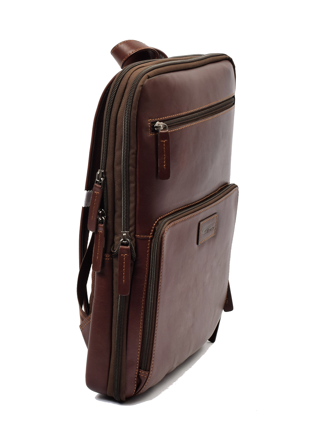 Rucksack für 13,3 Zoll Laptop | Rindsleder | Marone