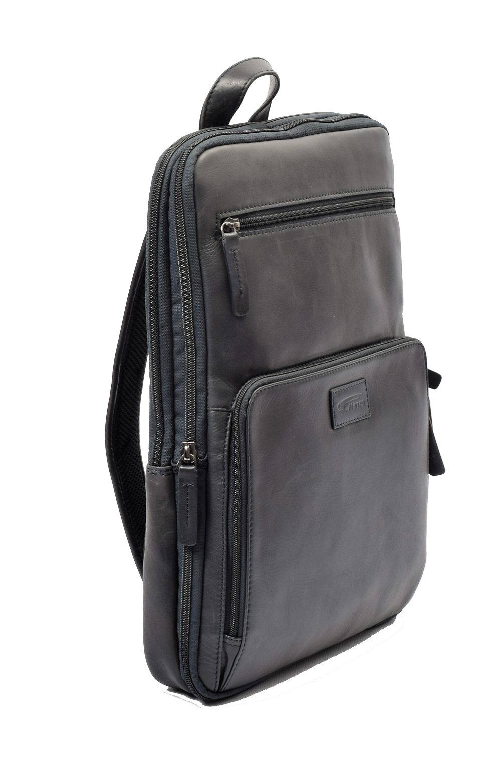 Rucksack für 13,3 Zoll Laptop | Rindsleder | Blau