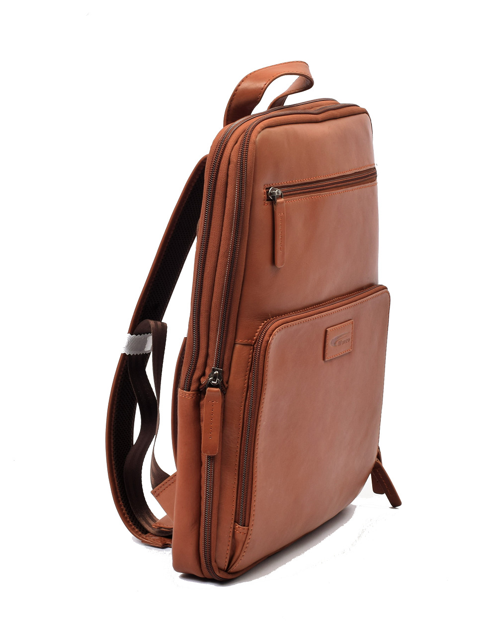 Rucksack für 13,3 Zoll Laptop | Rindsleder | Cognac