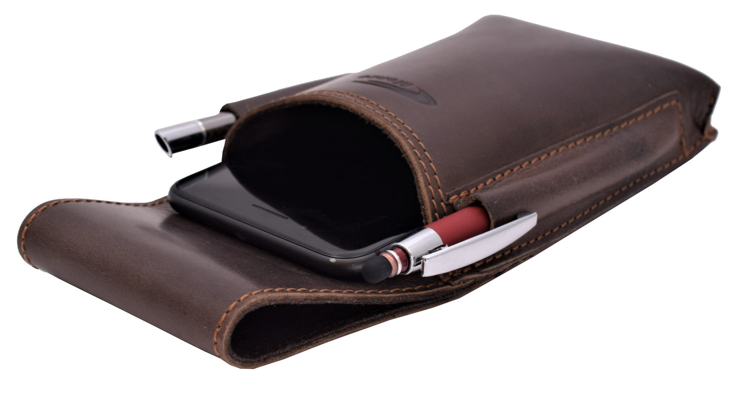 Ordermantasche | Büffelleder | Marone