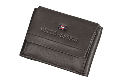 Menzo 7010 Minibörse braun / Nappaleder