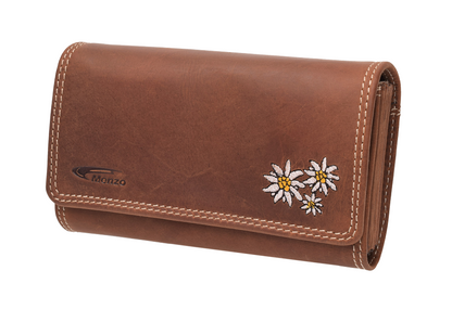 Kellnerbörsenset - 3-teilig - deltabraun-edelweiss (Kellnerbörsenset + Computerhalter + Gürtel)