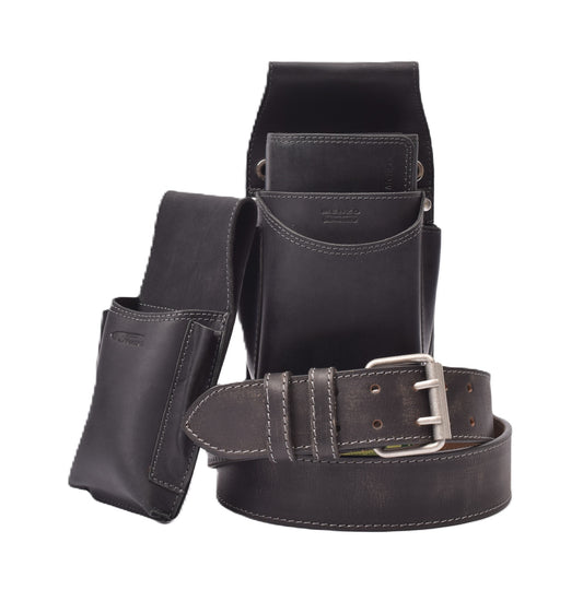 Kellnerbörsenset 4-teilig - Kellnerbörse, Tasche, Computerhalter & Gürtel | Schwarz Logo