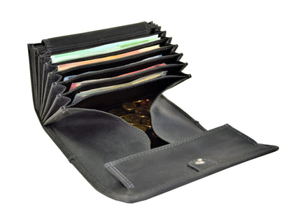 Profikellnerset - Kellnerbörse & Kellnertasche mit Ordermanfach | Büffelleder | Schwarz | neu