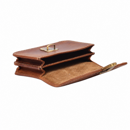 Menzo 998 Gürteltasche Büffelleder/deltabraun