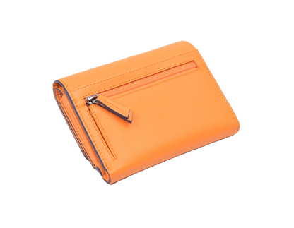 Menzo 7014 Damenbörse saison3 sunorange / Nappaleder