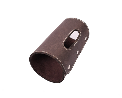 Menzo 837 Kellnerbörsenset - 3-teilig - marone-edelweiss (Kellnerbörsenset + Getränkehalter + Gürtel)
