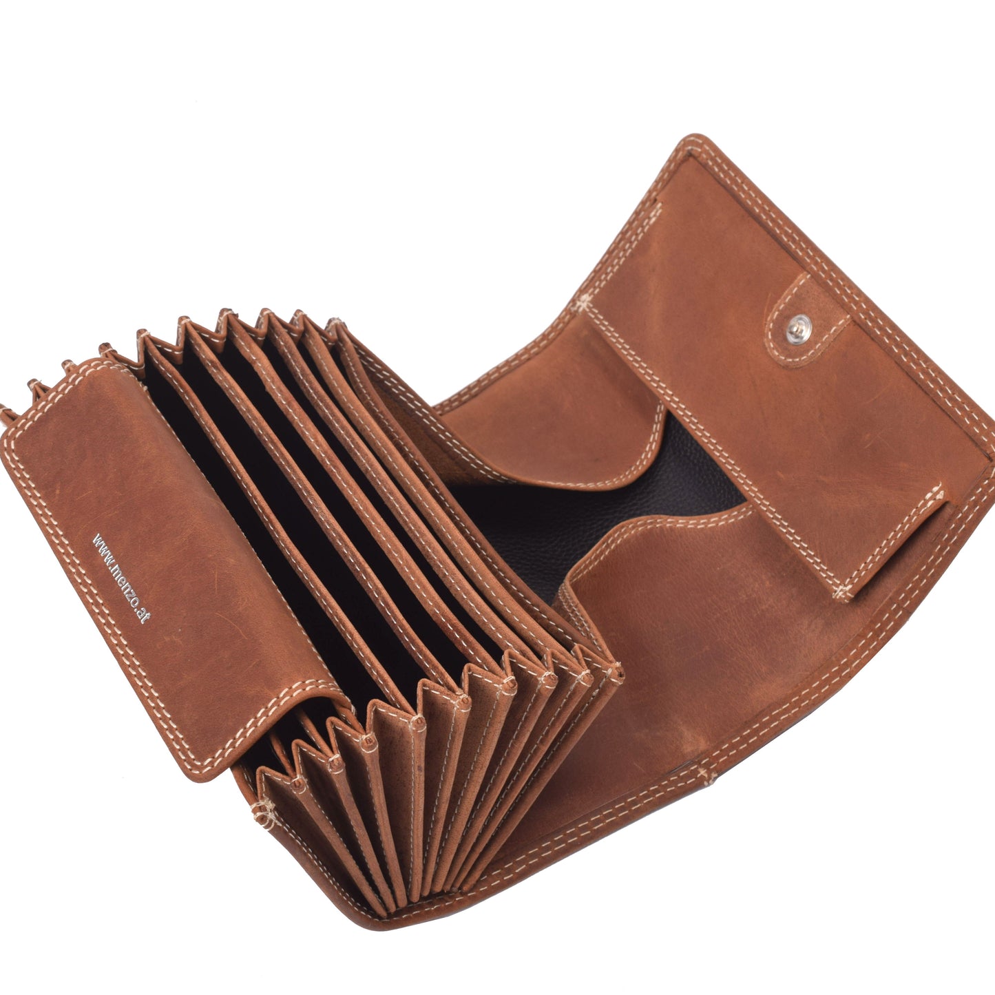 Menzo 937 Profikellnerset Büffelleder Doppelnaht/Hirsch deltabraun