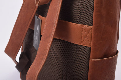 Menzo MB85 - Rucksack Rindsleder washed/cognac für 15" Laptop