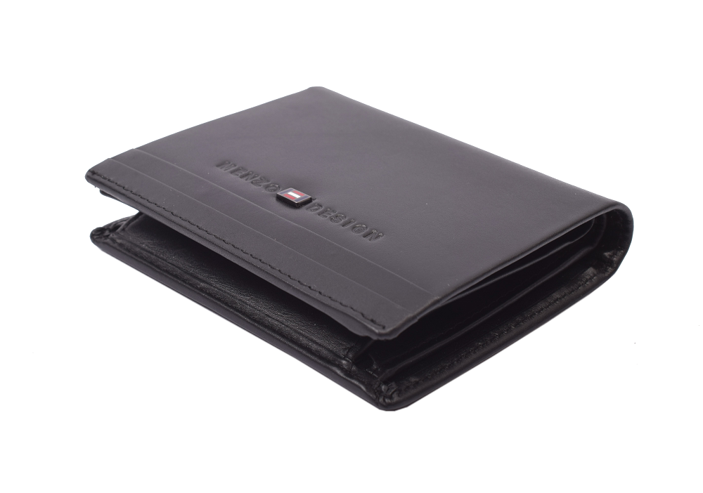 Menzo 7008 Kleinbörse schwarz / Nappaleder