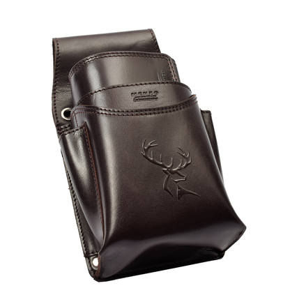 Hochwertiges Menzo 937glossy-hirsch Profikellnerset Büffelleder/braun