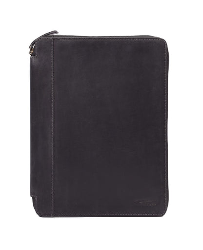 Menzo MB47 Schreibmappe A4 Büffelleder/schwarz