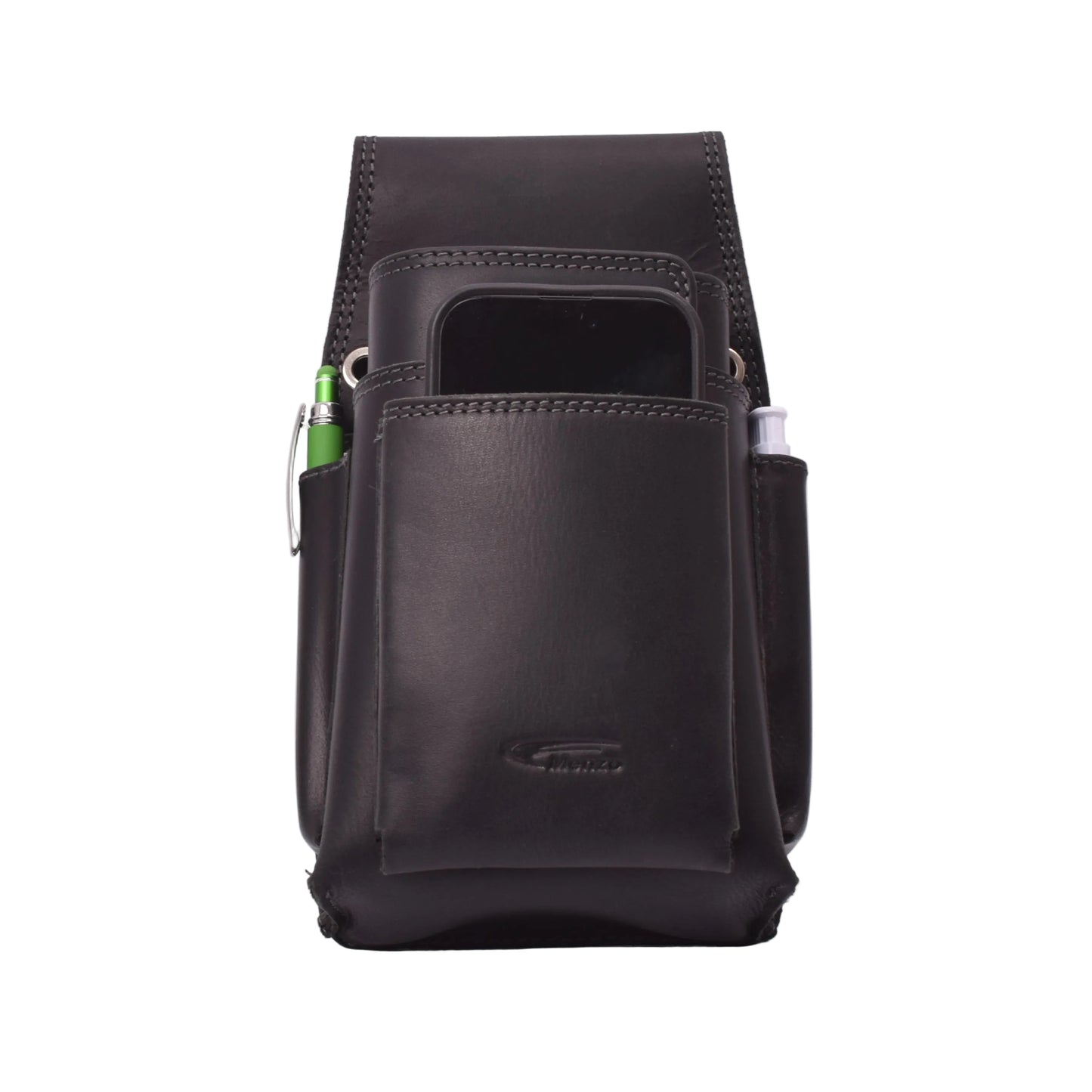 Profikellnerset - Kellnerbörse & Kellnertasche mit Ordermanfach | Büffelleder | Schwarz | neu