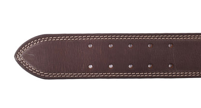 Menzo 3060 Profikellnergürtel (Breite 6cm) Büffelleder / marone