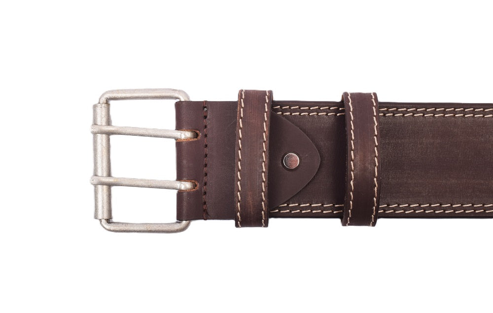 Menzo 3060 Profikellnergürtel (Breite 6cm) Büffelleder / marone