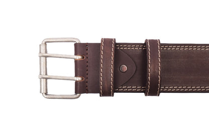 Menzo 3060 Profikellnergürtel (Breite 6cm) Büffelleder / marone