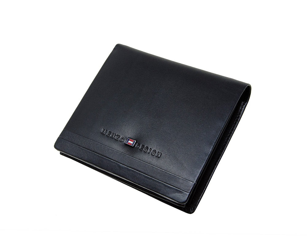 Menzo 7018 Herrenbörse schwarz / Nappaleder