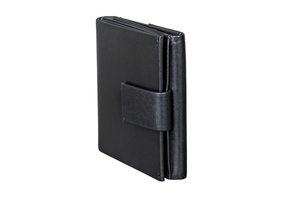 Menzo 7002 Kleinbörse schwarz / Nappaleder