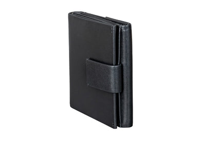 Menzo 7002 Kleinbörse schwarz / Nappaleder