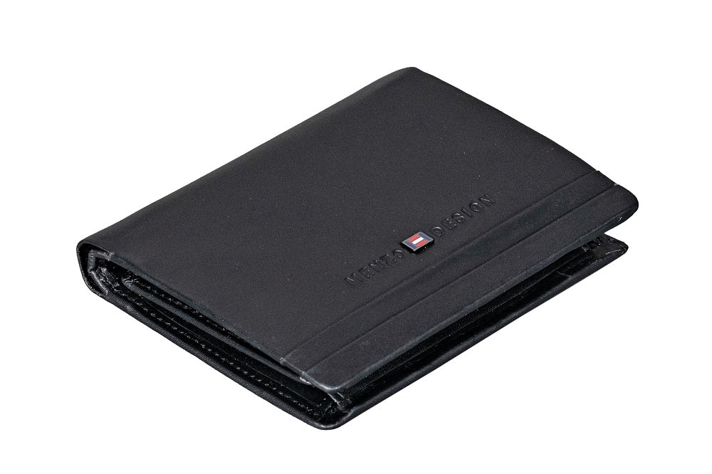 Menzo 7005 Herrenbörse schwarz / Nappaleder