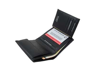 Menzo 9012 Herrenbörse schwarz / Nappaleder