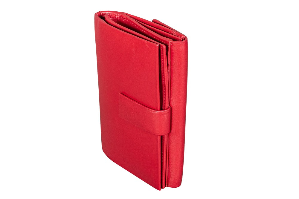 Menzo 7013 Damenbörse rot / Nappaleder