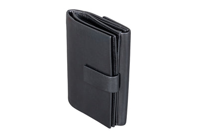 Menzo 7013 Damenbörse schwarz / Nappaleder