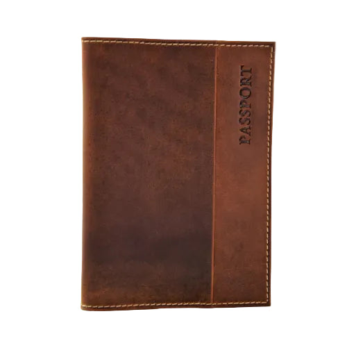 Reisepassetui | Büffelleder | Deltabraun