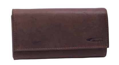Menzo 976 Kellnerbörse Büffelleder/marone