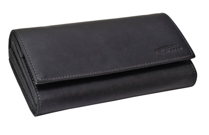 Menzo 992 Kellnerbörsenset Büffelleder/schwarz