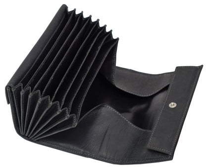 Menzo 992 Kellnerbörsenset Büffelleder/schwarz