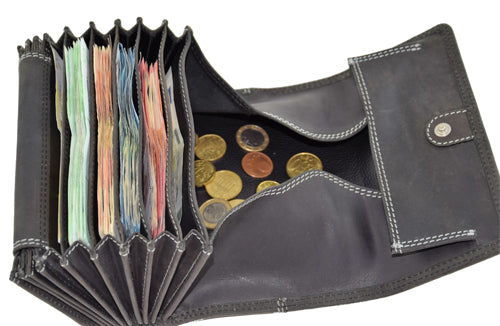Menzo 990 Profikellnerbörse Büffelleder/schwarz