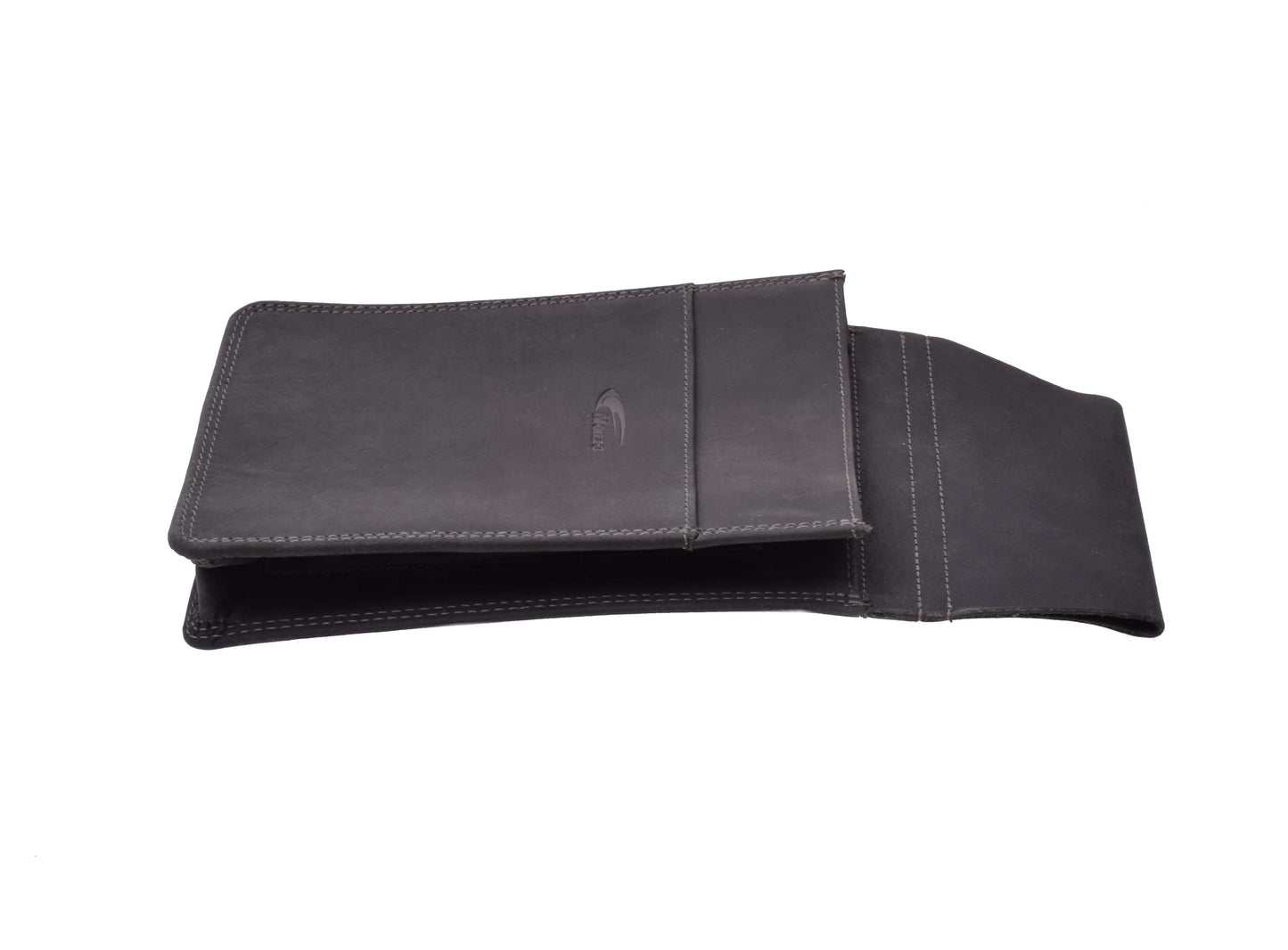 Menzo 992 Kellnerbörsenset Büffelleder/schwarz