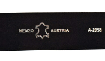 Menzo 2058 Gürtel Rindsleder / Schwarz