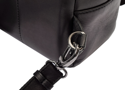 Menzo MB65D - Rucksack Rindsleder/schwarz