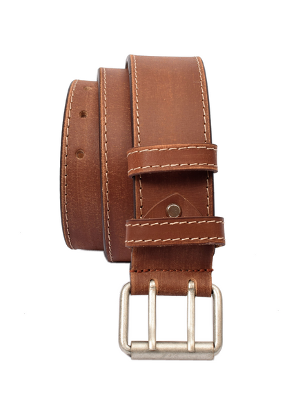 Menzo 3050 Profikellnergürtel (Breite 5cm) Büffelleder / deltabraun