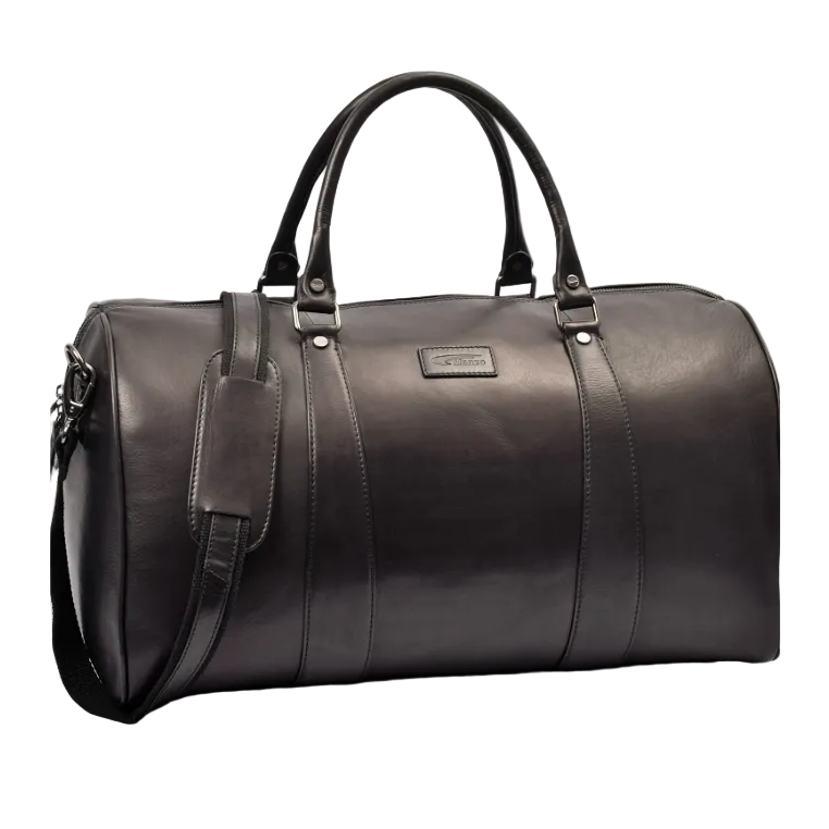 Menzo MB67D Reisetasche Rindsleder/schwarz