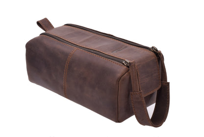 Menzo MB51 Kulturtasche Büffelleder/marone