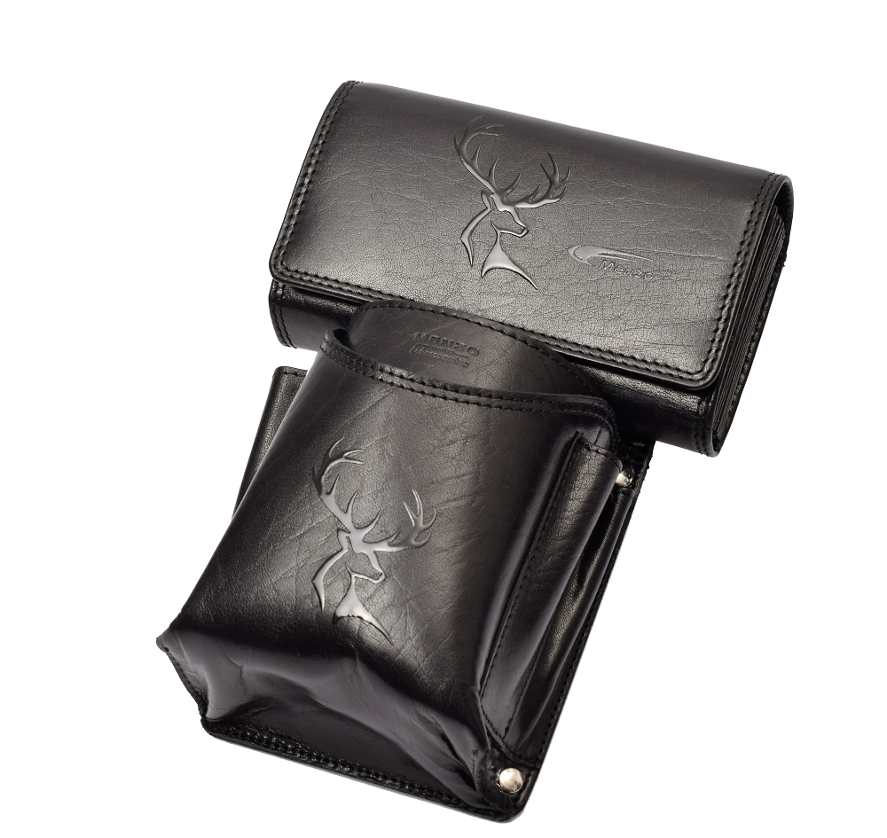 Hochwertiges Menzo 937glossy-hirsch Profikellnerset Sonderedition  Büffelleder/schwarz