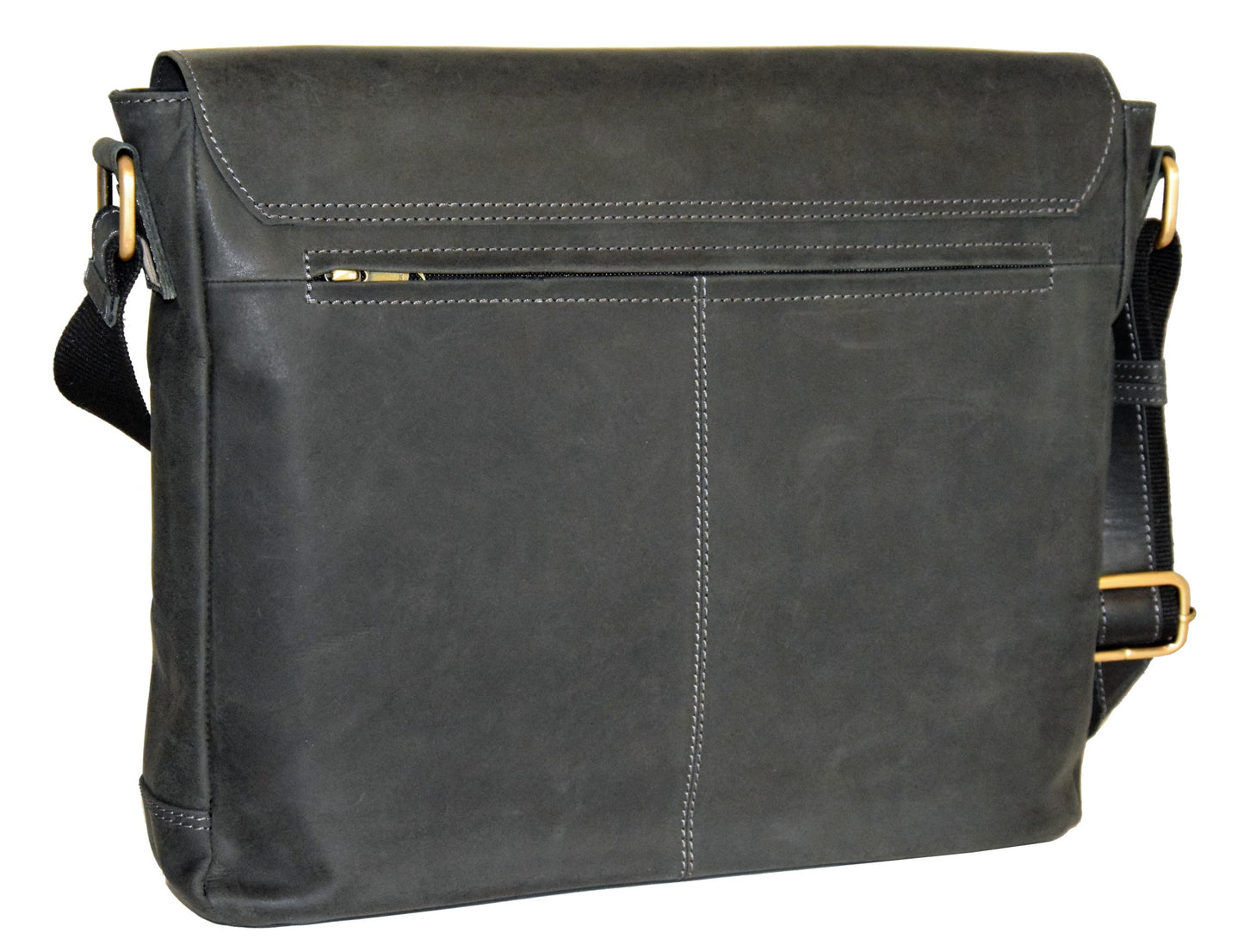 Menzo MB16 - 15,6 Zoll Laptop-Aktentasche Büffelleder/schwarz