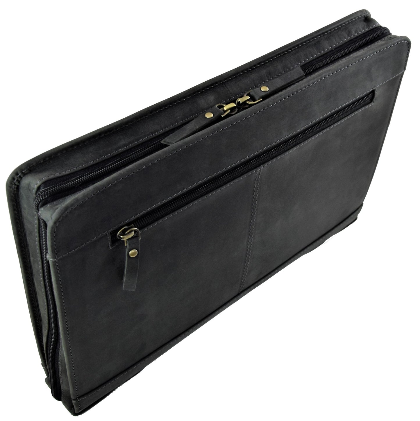 Menzo MB24 Schreibmappe A4 Büffelleder/schwarz