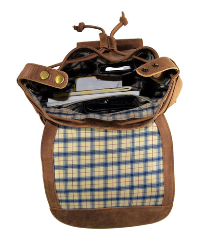 Menzo MB3 Rucksack Büffelleder/deltabraun