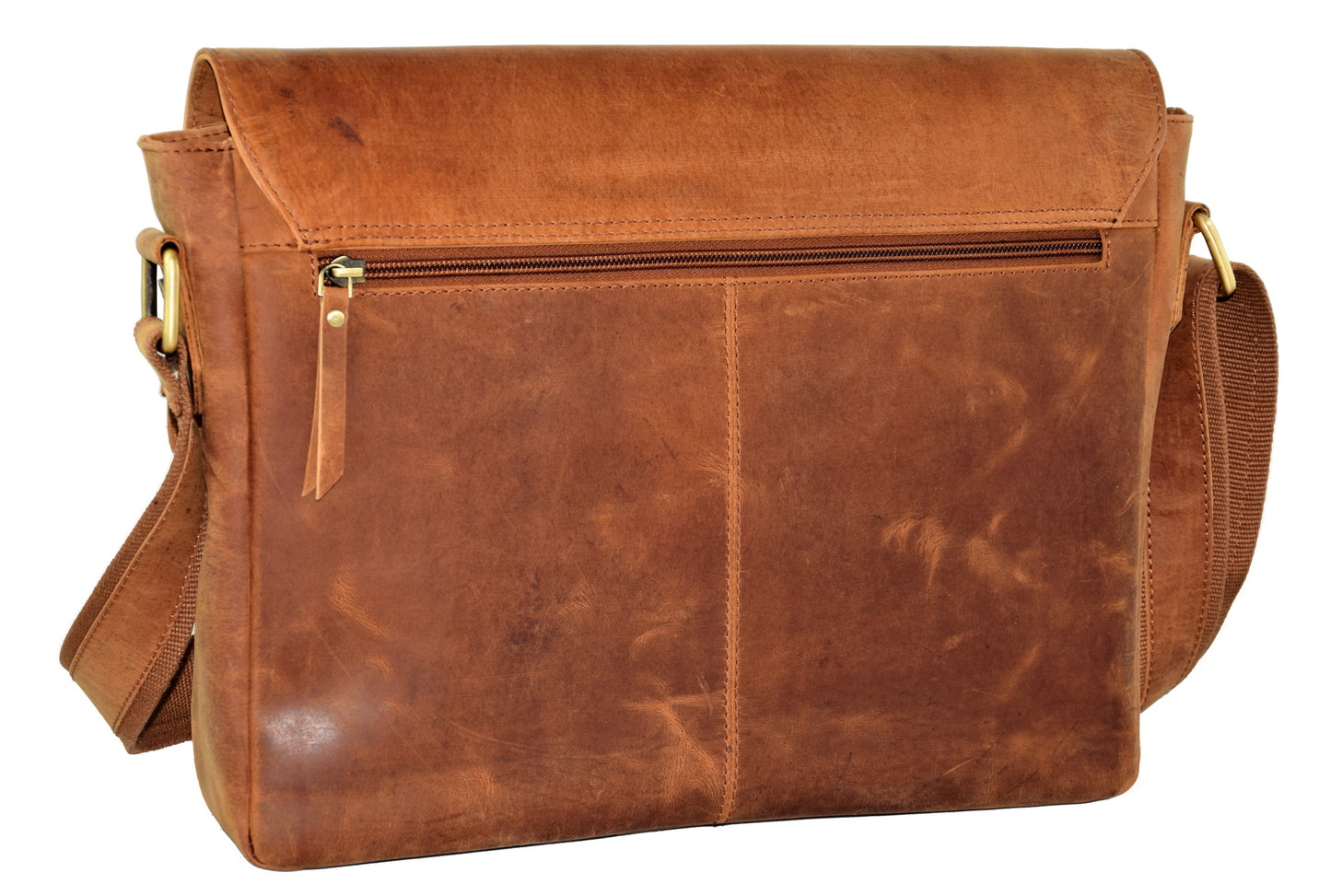 Menzo MB5 - 15,6 Zoll Laptoptasche Büffelleder/deltabraun