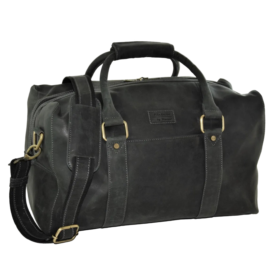 Menzo MB14 Reisetasche Büffelleder/schwarz