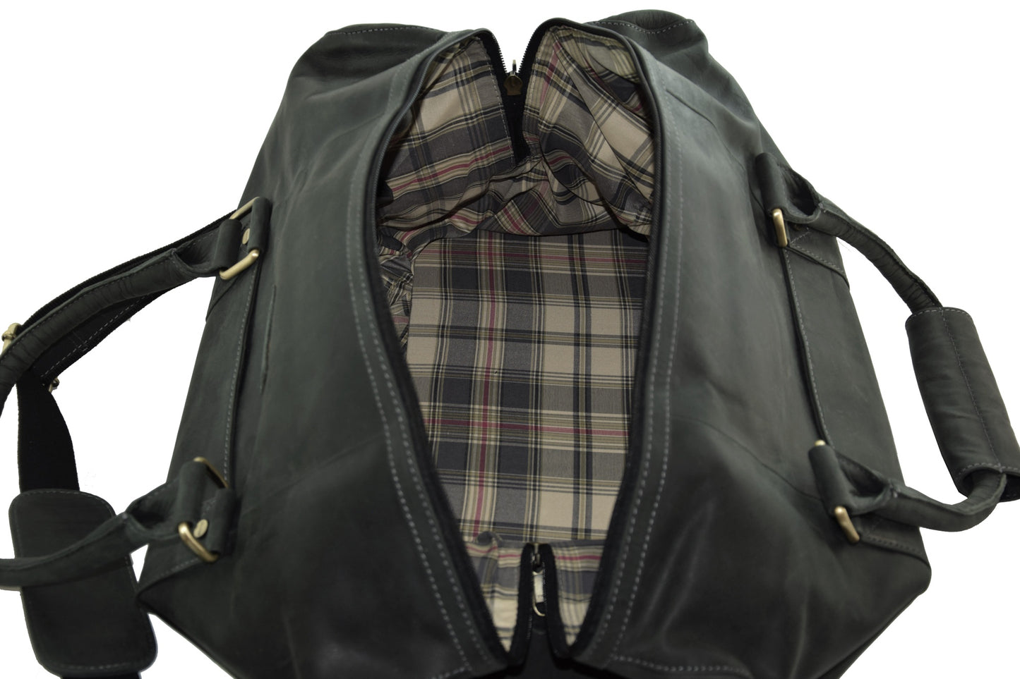 Menzo MB14 Reisetasche Büffelleder/schwarz