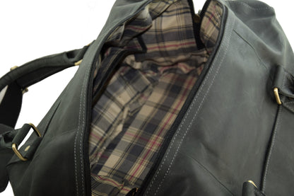 Menzo MB14 Reisetasche Büffelleder/schwarz