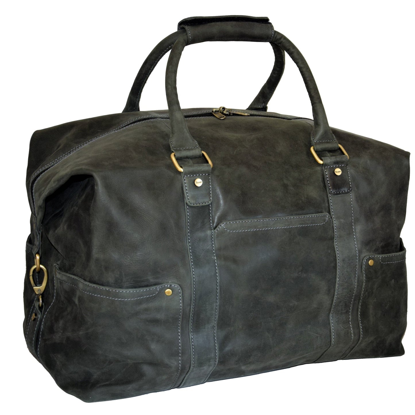 Menzo MB21 Reisetasche Büffelleder/schwarz