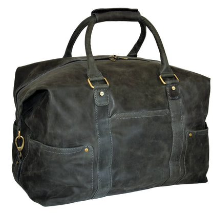 Menzo MB21 Reisetasche Büffelleder/schwarz