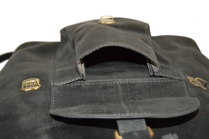 Menzo MB36 - 14 Zoll Rucksack Büffelleder/schwarz